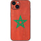 Morocco Flag Distressed iPhone 14 Plus Skin